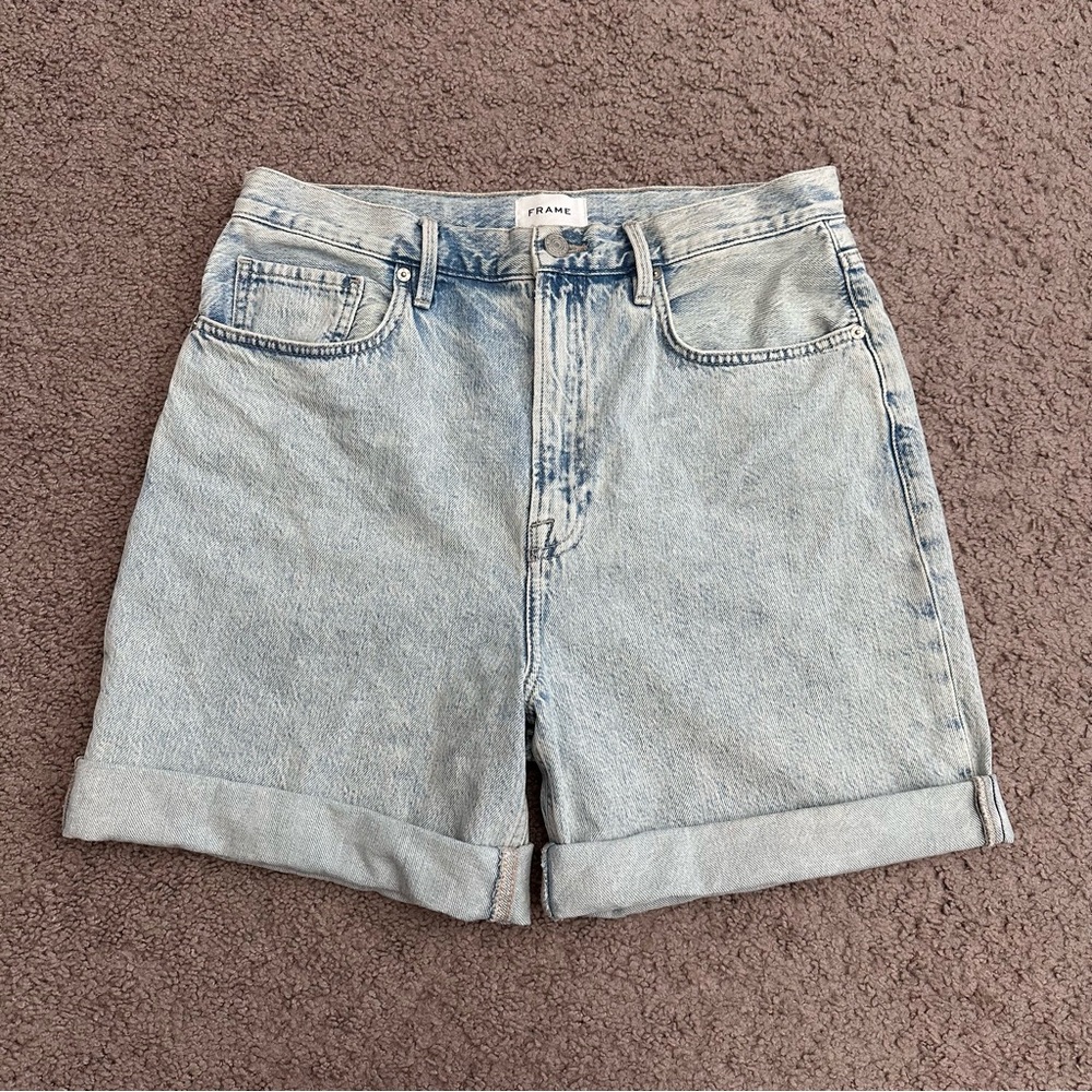 Frame Denim Short Cuffed Hem Womens 32